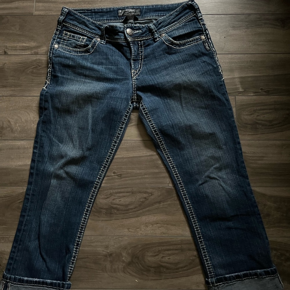 Silver Suki Capris